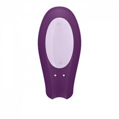 Фиолетовый вибратор для пар Double Joy с управлением через приложение