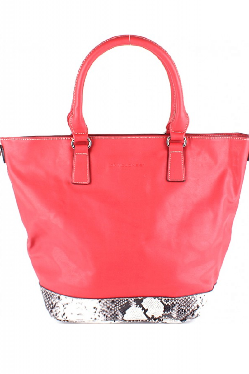 Красная женская сумка от David Jones